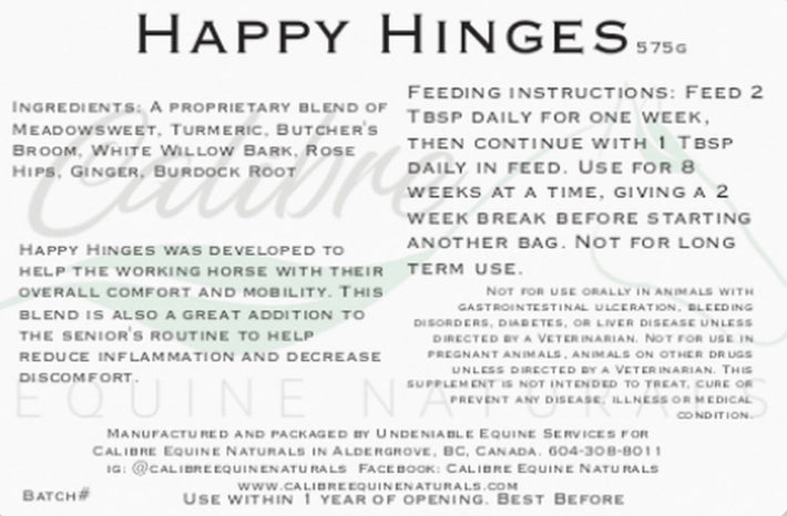 Happy Hinges (2 month supply)